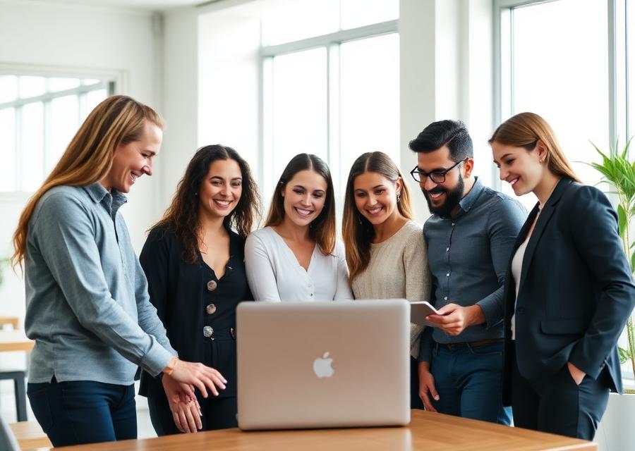 IntellectLeads team collaborating on a campaign